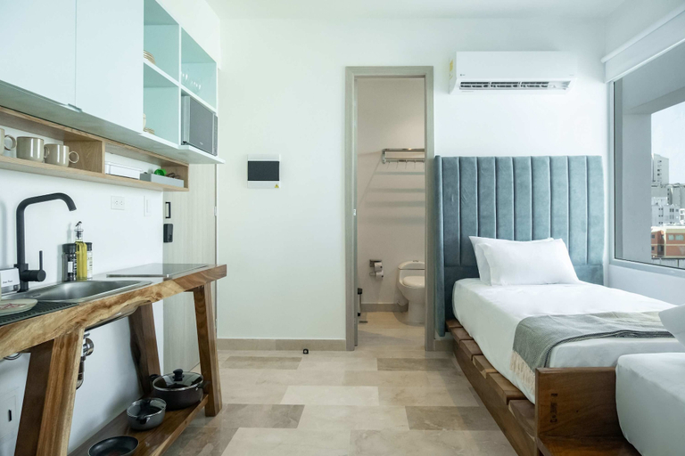 Room 5, w Pleasant Loft in the Heart of Bocagrande, Cartagena de Indias