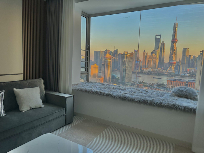 Bedroom, ZHome-Shanghai Shining River Apartment, Shanghai