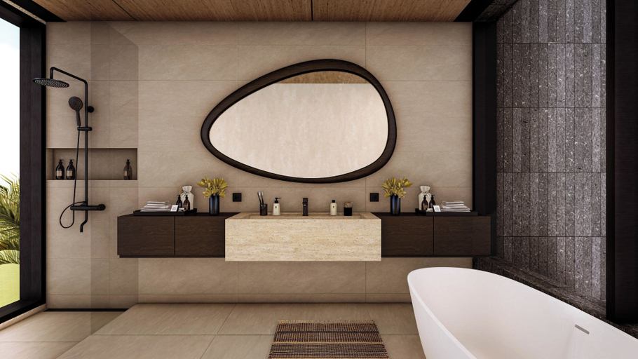 Bathroom 3, The Akasha Berawa Luxury Villas, Badung