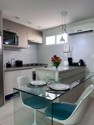 Private kitchen 4, Flat no Porto Plaza - Porto de Galinhas, Ipojuca