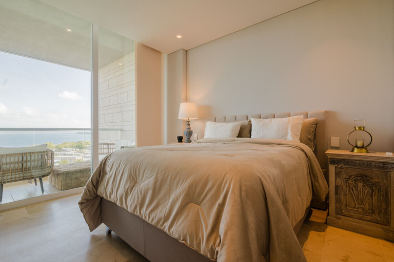 Room 3, Modern apt 2 BR 5 Guests BBQ and Views, Cartagena de Indias