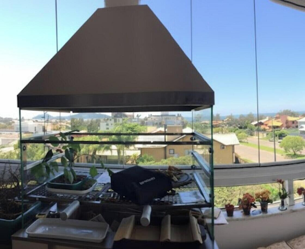 BBQ/picnic area, Cobertura dos Jades c Jacuzzi - Campeche, Florianopolis