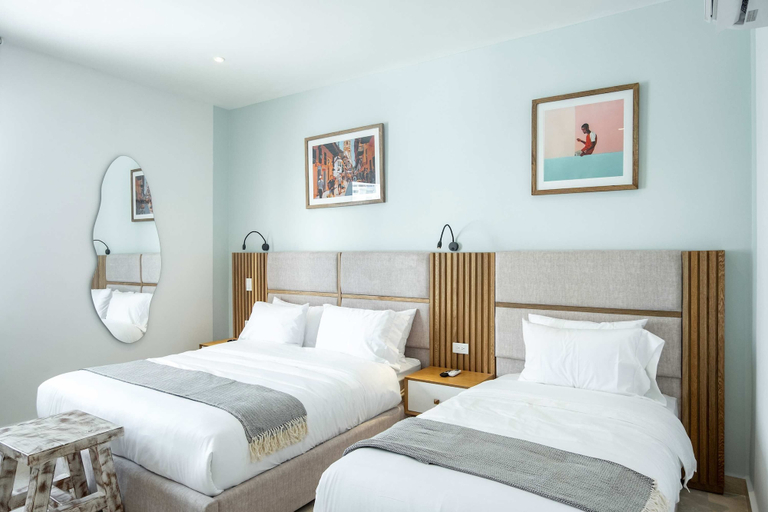 Room 3, w Unfailing Loft in the Heart of Bocagrande, Cartagena de Indias