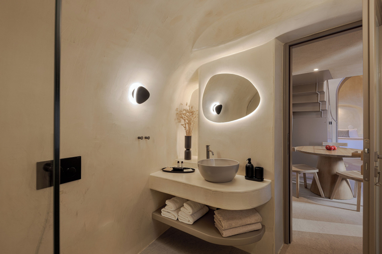 Bathroom 3, Caldera's Dream Cave House with hot tub, South Aegean