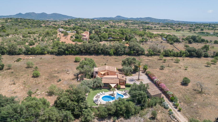 View from property 3, Can Revell Villa With Pool & Jacuzzi, Baleares