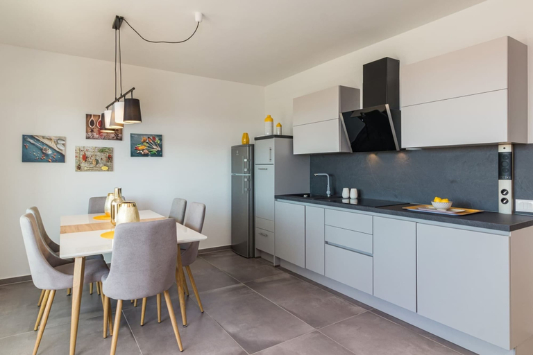 Private kitchen 5, Furnished Penthouse With sea View, Medulin