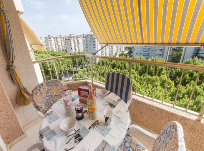 Balcony, Apartment in Gandia Near Blue Flag Beach, Valencia