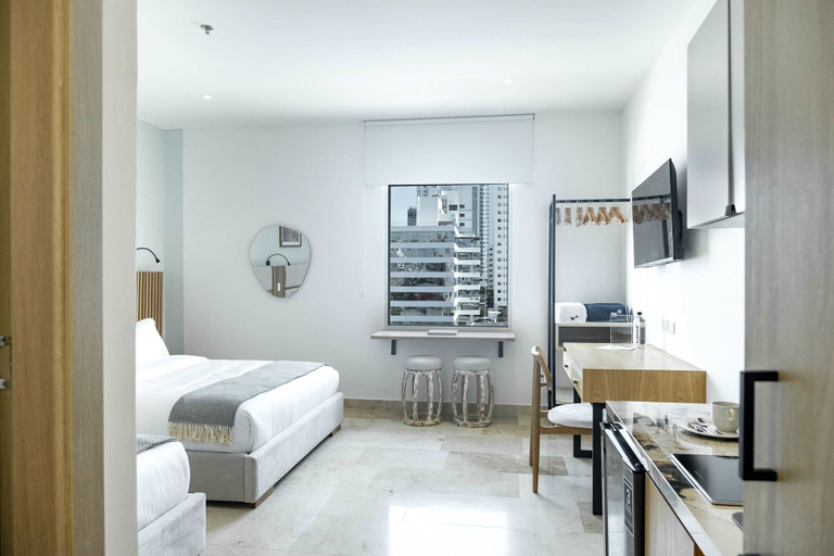 Room 4, w Startling Loft in the Heart of Bocagrande, Cartagena de Indias