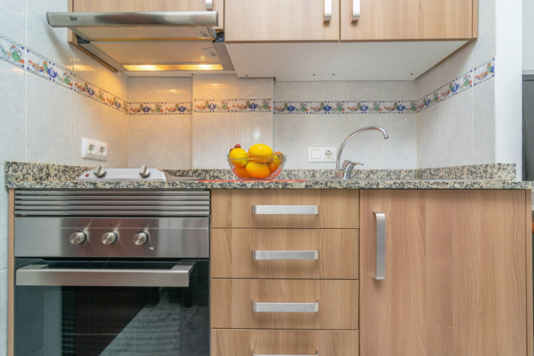 Private kitchen 3, Casa Elena - Apartment In Cala Lliteres. Free Wifi, Baleares