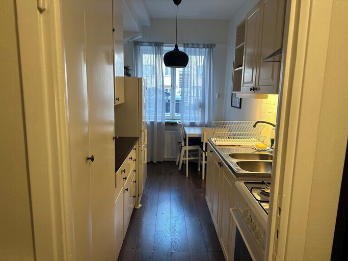 Private kitchen, Charming Two Rooms Apartment in Stockholm, Stockholm