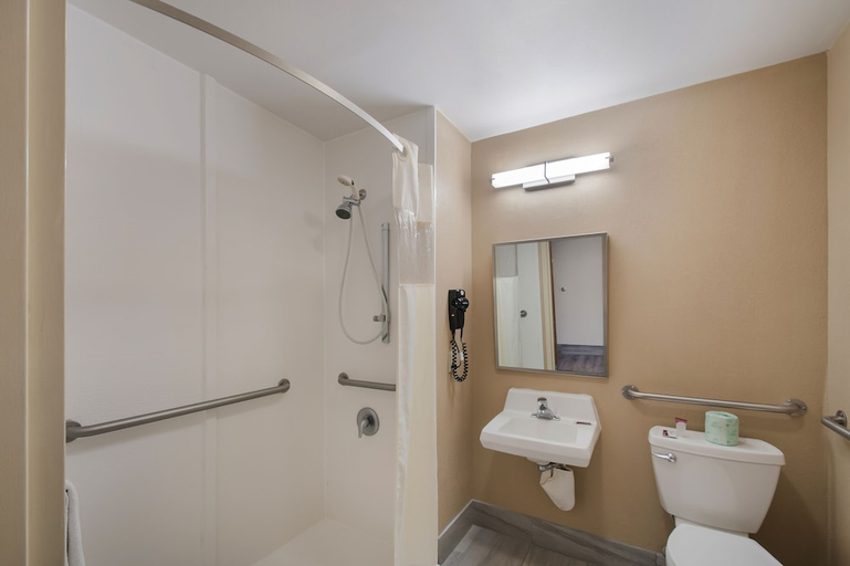 Bathroom 4, Red Carpet Inn Indian Head, Charles