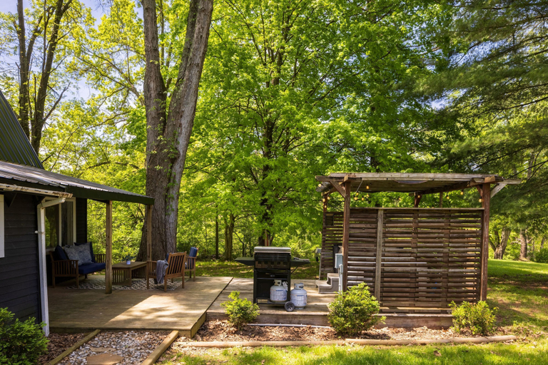Exterior & Views 2, Lake View Hot Tub Modern A-frame, Hocking