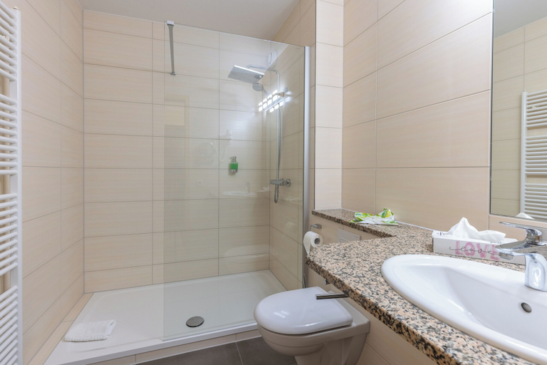 Bathroom, Hotel Alte Schleiferei, Erzgebirgskreis