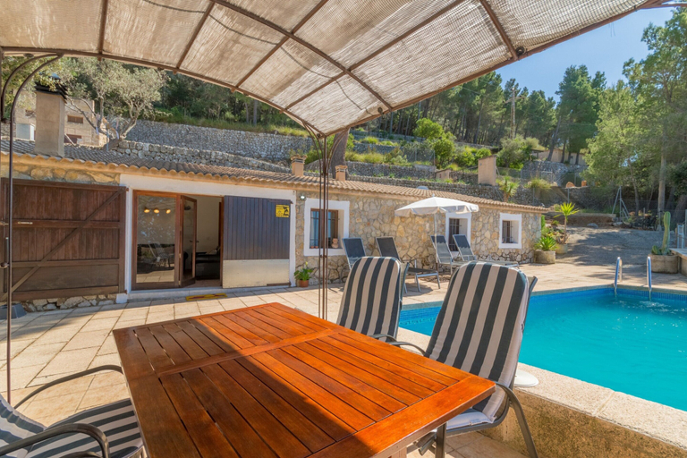 Outdoor dining, Son Galceran With Private Pool, Baleares