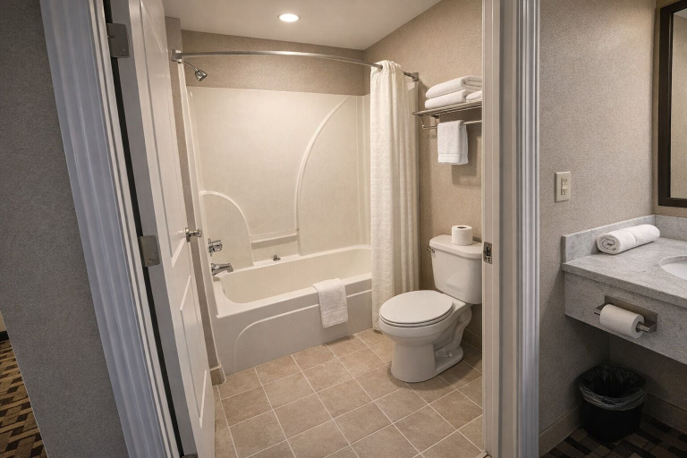 Bathroom 4, Springplace Inn & Suites, Shelby
