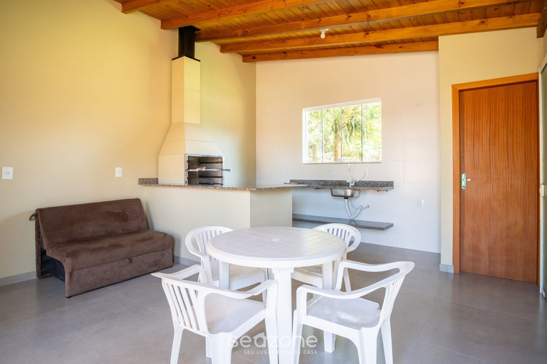 Dining, 2-bedroom House With Barbecue Area Wil0012, Imbituba