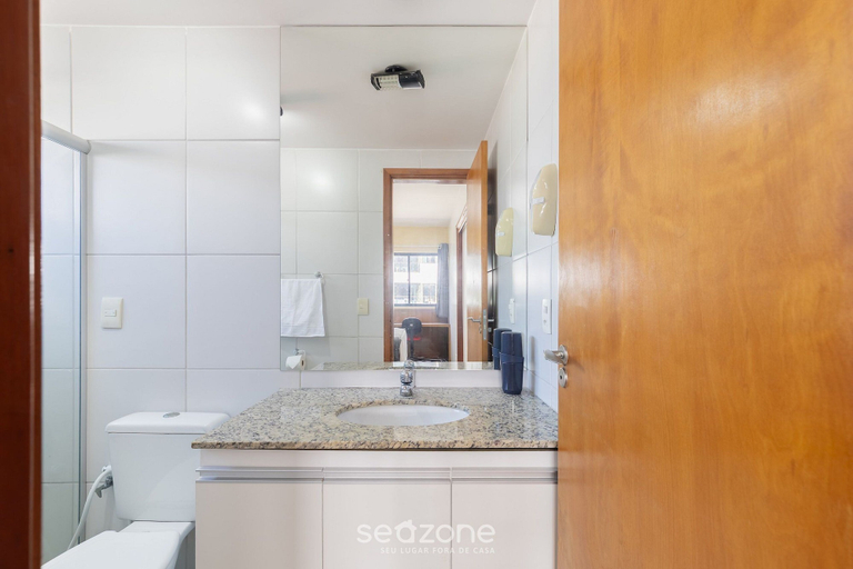 Bathroom, Apt w/ Balcony 500m From the Beach - Eii0304, Maceió (capital)