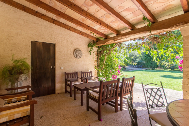 Balcony, Delightful Country House in Buger, Baleares