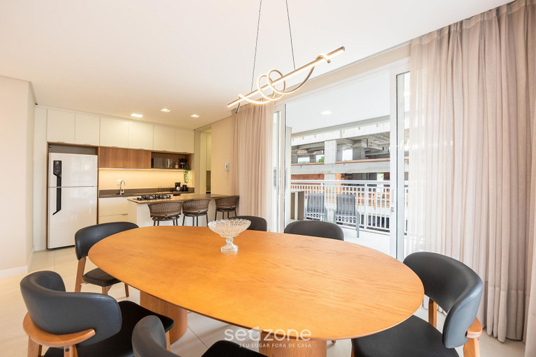Dining, Apt w/ Barbecue Grill 500m From the Beach Tdf0302, Itapema