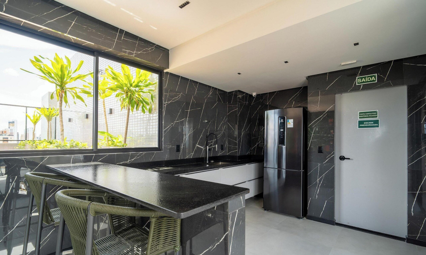 Interior 4, Studio in Build. w/ Pool, 280m fr the sea Ugr0404a, João Pessoa