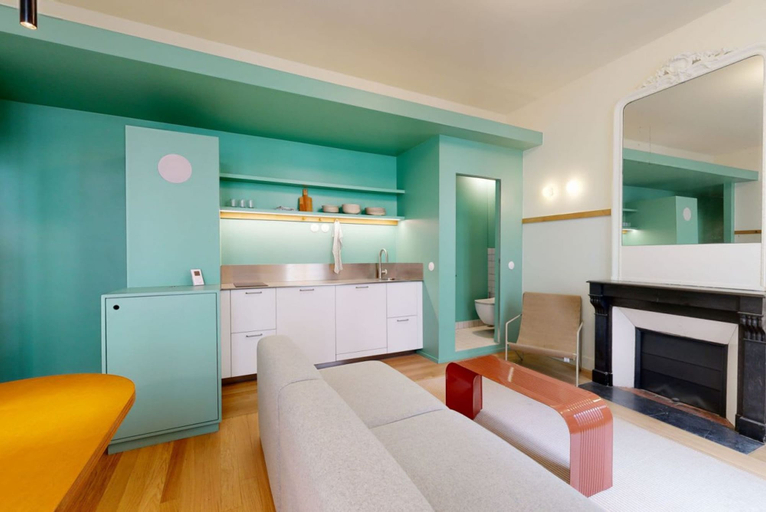 Room 3, JOIVY Charming 2-bed flat w shared spaces, Paris