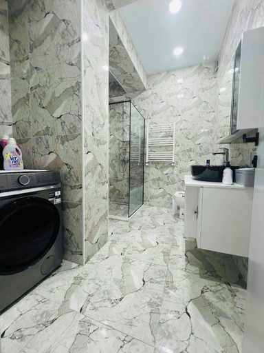 Bathroom, Sunny Panorama Apartment Tbilisi, Tbilisi