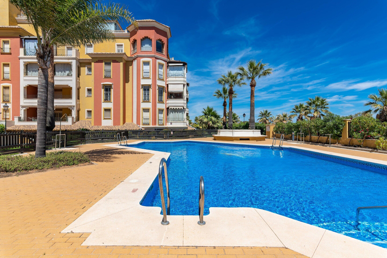 Pool, Stay Near Beach in Punta del Moral, Huelva