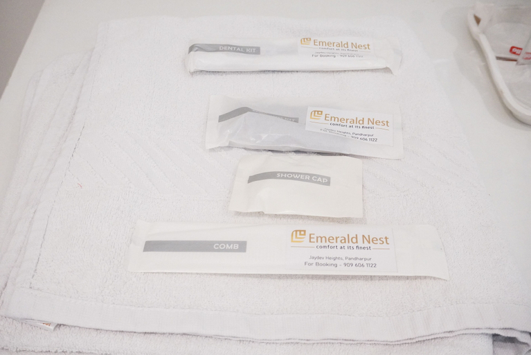 Bathroom amenities, Emerald Nest, Solapur