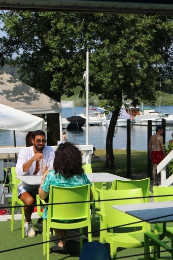 Beach bar, Lido Verbano Camping Village, Novara