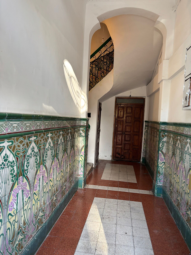 Interior entrance