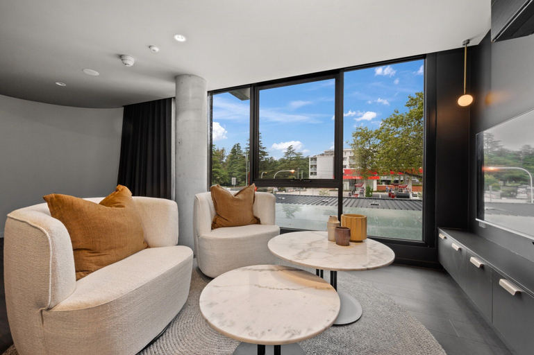 Living room 4, Elegant Studio With Parking, Canberra