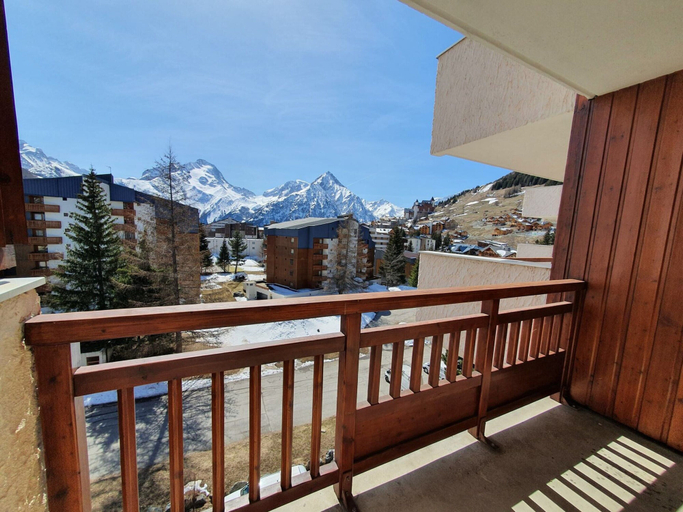 Balcony 4, Apartment at Les Deux Alpes, Isère