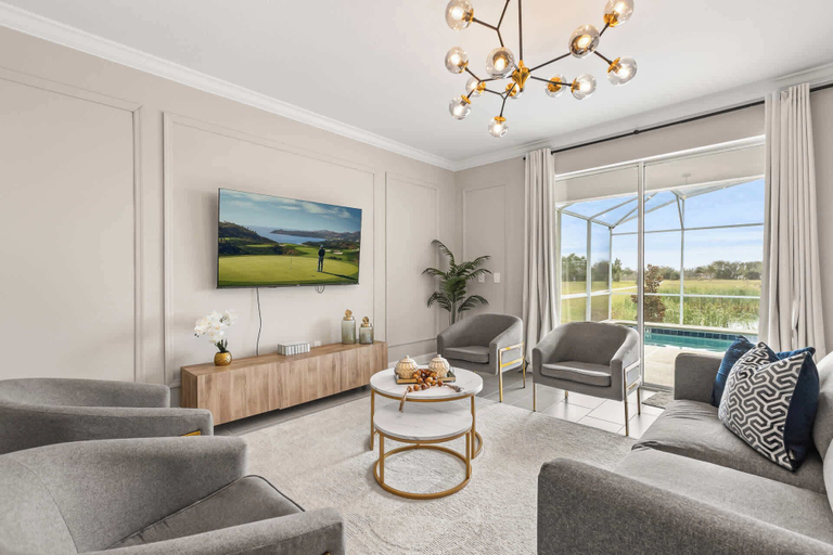 Interior 2, Upstay: Poolside Mansion w/ Themed Arcade & Cinema, Osceola