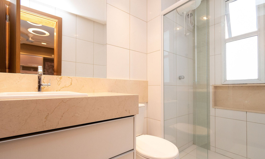 Bathroom 4, Modernos Flats no Setor Bueno TXP03, Goiania