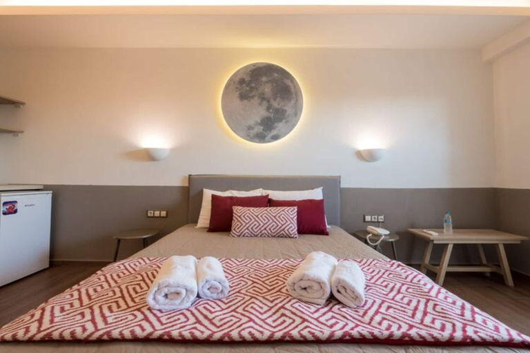 Bedroom 3, Apartment in Gerakini With a Shared Swimming Pool, Central Macedonia