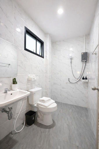 Bathroom 2, Soft Blue Home, Mueang Krabi