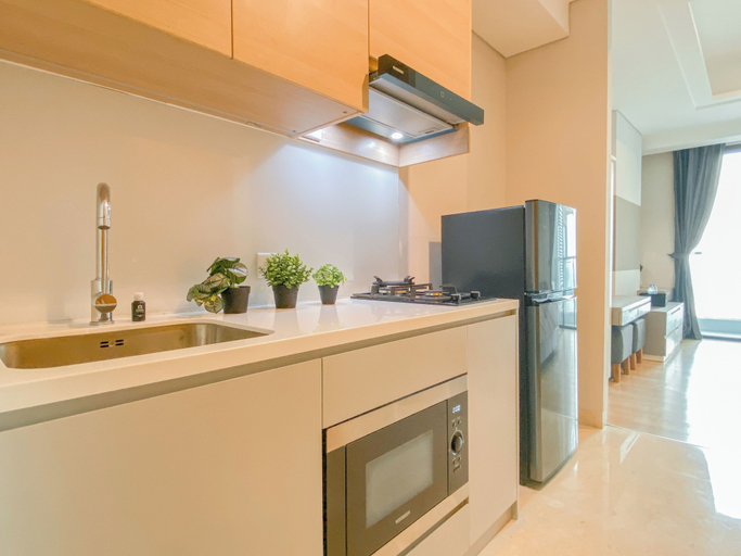 Private kitchen, Simple Designed And Homey Studio At Apartment Capitol Suites, Jakarta Pusat
