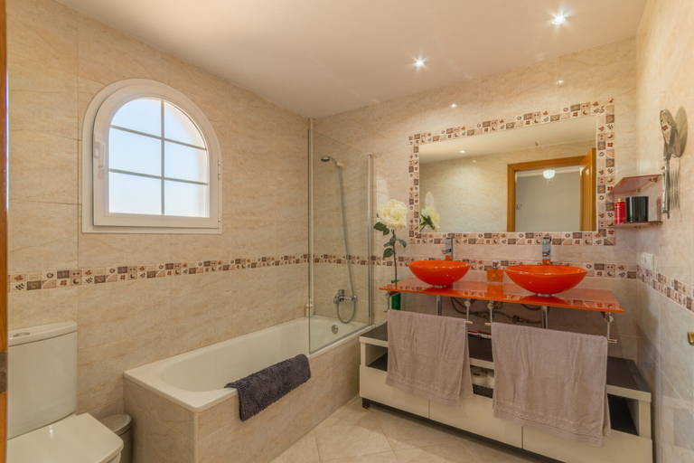 Bathroom 4, Modern Villa With Pool, Baleares