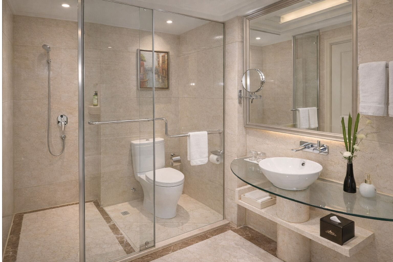 Bathroom 3, Sofis Jinyuan Hotel, Chengdu