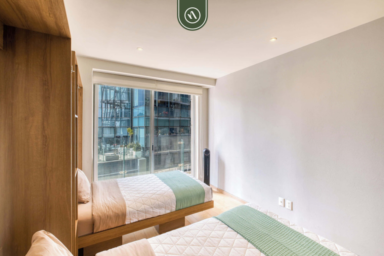 Room 3, Bright 2BR in Polanco Steps From Antara Soumaya, Mexico City