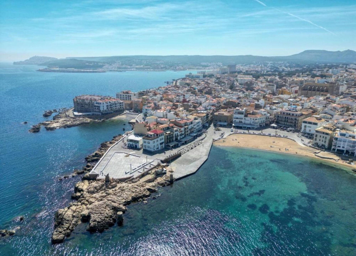View from property 2, La Escala Apartment Near Beach for 3, Girona
