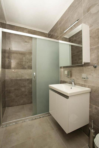 Bathroom, Lebedos Apart Hotel 1, Menderes