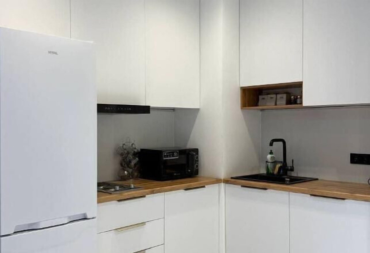 Private kitchen, White studio in Akai City,Tashkent, Tashkent City