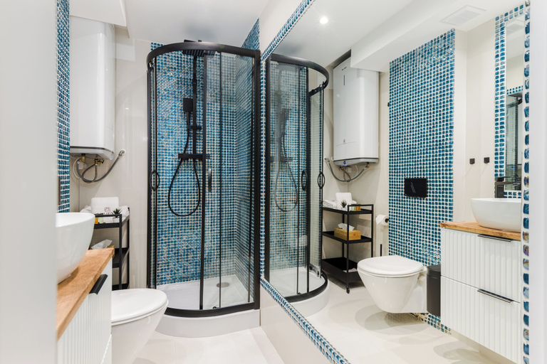 Bathroom 4, New York by Kairos Apartments, Siemianowice Śląskie