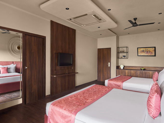 Bedroom 3, DGV Resort by Treat, Silvassa, Dadra and Nagar Haveli