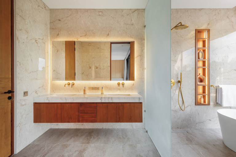 Bathroom 4, Seven Stones Villas, Gianyar