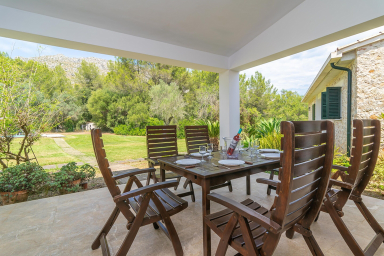 Outdoor dining 4, L'esplai - Villa With Private Pool In Pollenca, Baleares