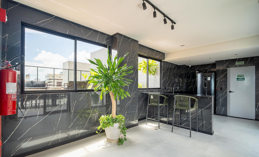 Interior 5, Studio in Build. w/ Pool, 280m fr the sea Ugr0404a, João Pessoa