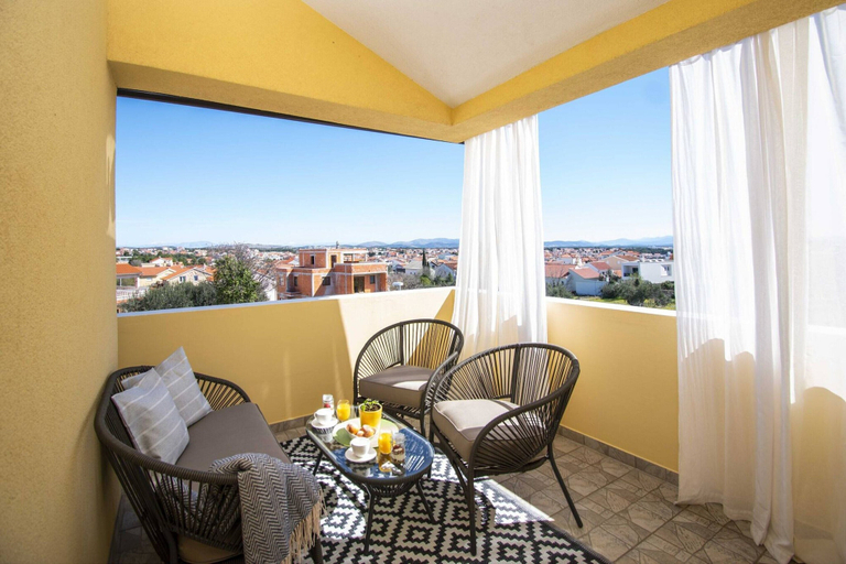 Balcony 2, 2-bedroom Coastal Apartment in Vodice, Vodice