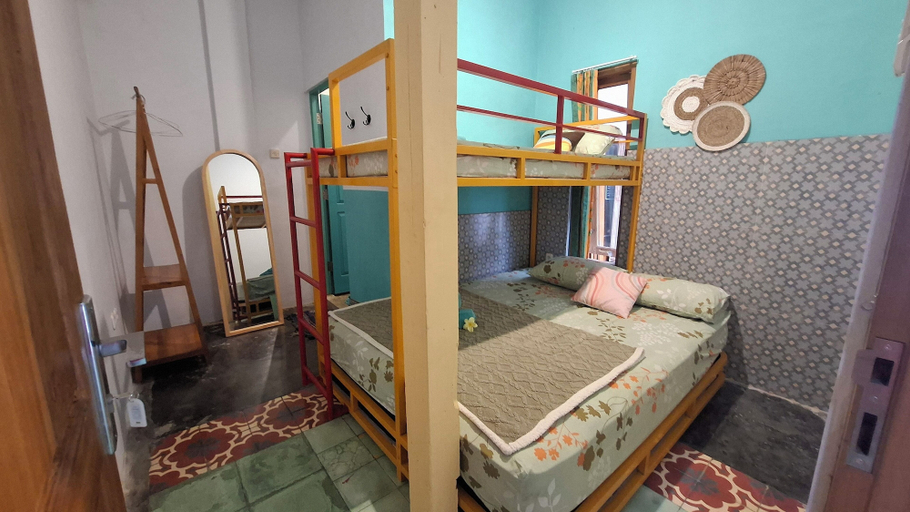 Bedroom 3, The Backyard Hostel, Yogyakarta